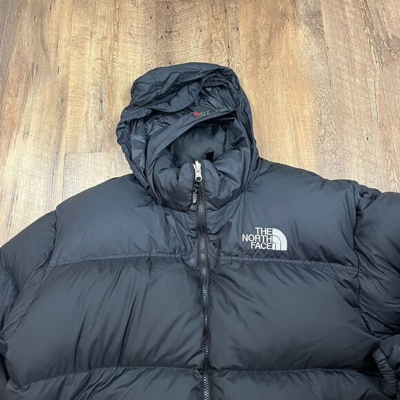 The North Face 1996 Retro Nuptse 700 Puffer Down Jacket Black Men's XXL Hooded* - Picture 2 of 16